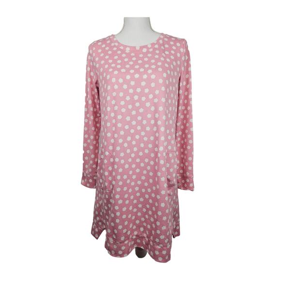 Kate Spade New York Other - KATE SPADE WOMEN’S LOUNGE/SLEEP LONG SLEEVE DRESS – PINK W/ WHITE STARS – SIZE S